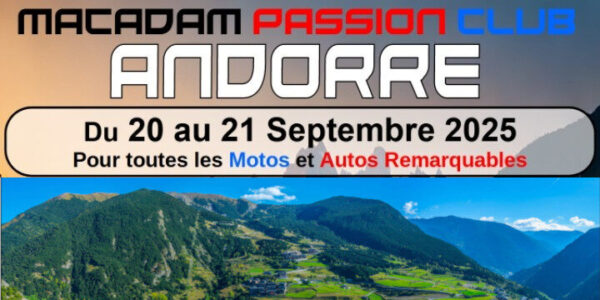 20 au 21 septembre 2025 - Sortie en Andorre